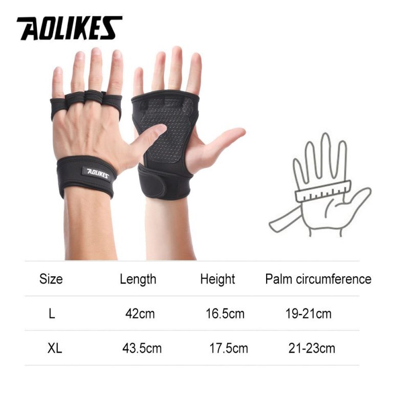 Găng Tay Nâng Tập Tạ Gym Có Quấn Aolikes 117