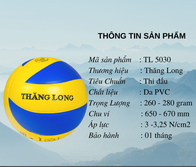 Bóng chuyền Thăng Long VB5030X