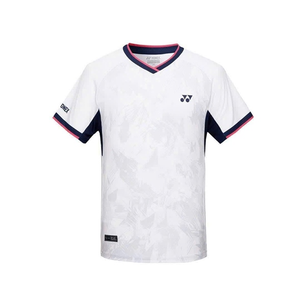 Áo Yonex Trắng Cổ Hồng ( Vải Đẹp )