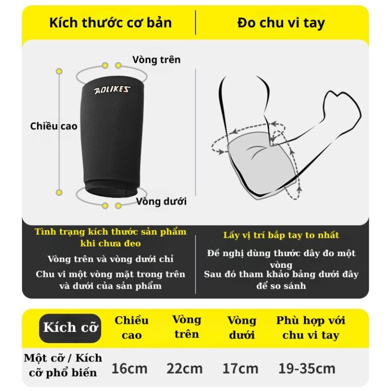 Gel chườm nóng lạnh khuỷu tay AOLIKES A-3705