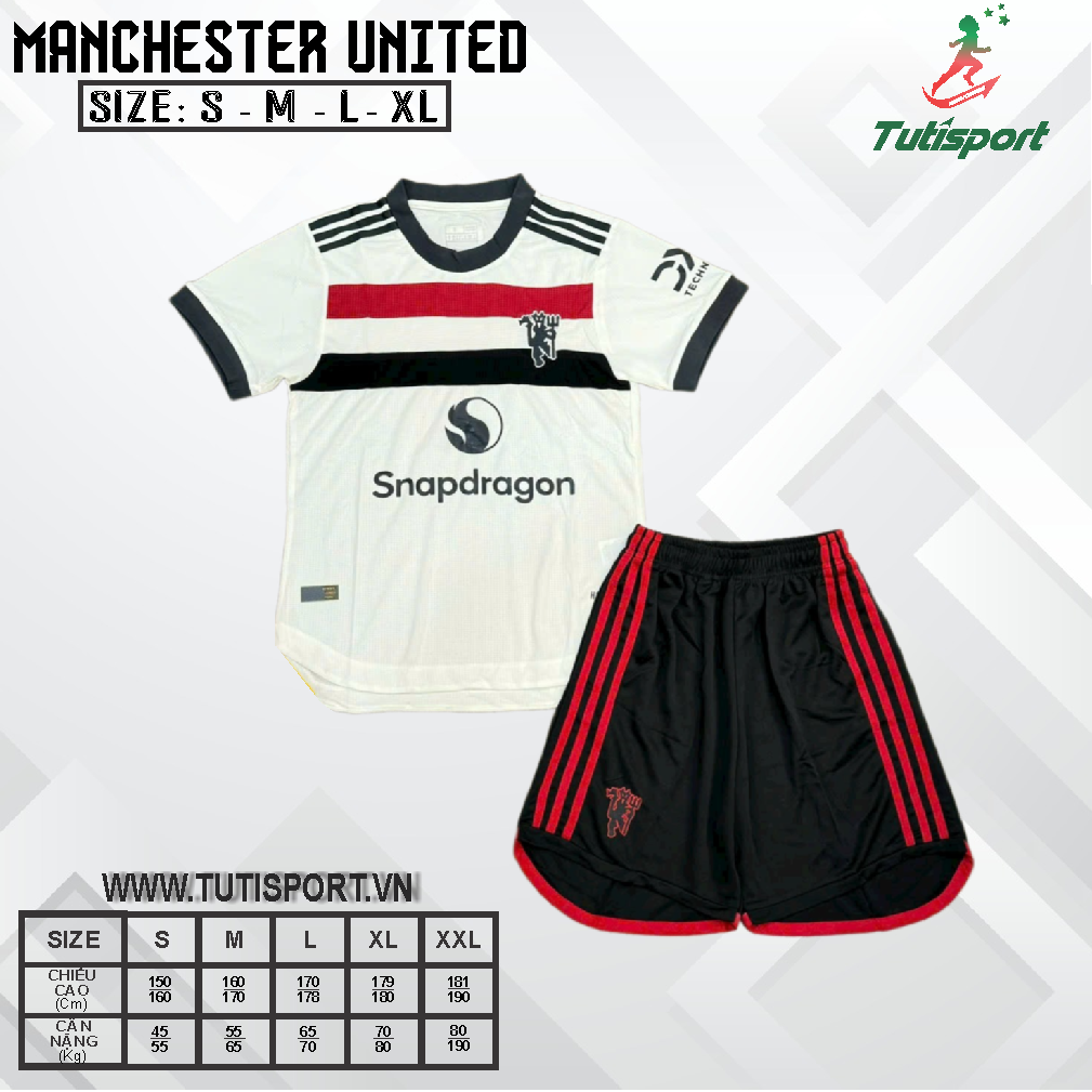Áo Bóng Đá Manchester United Trắng mùa 24/25