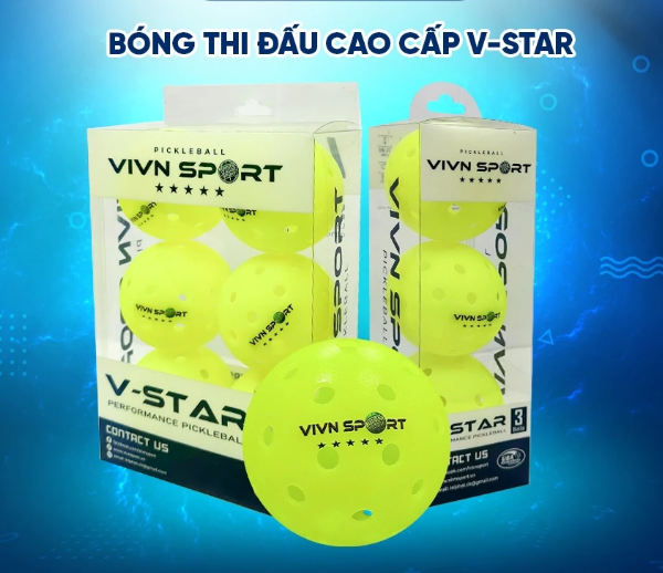 Bóng Pickleball V-STAR ( QUẢ)