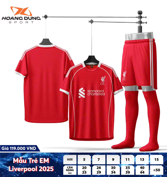 QA LIVERPOOL TRẺ EM ĐỎ 25/26