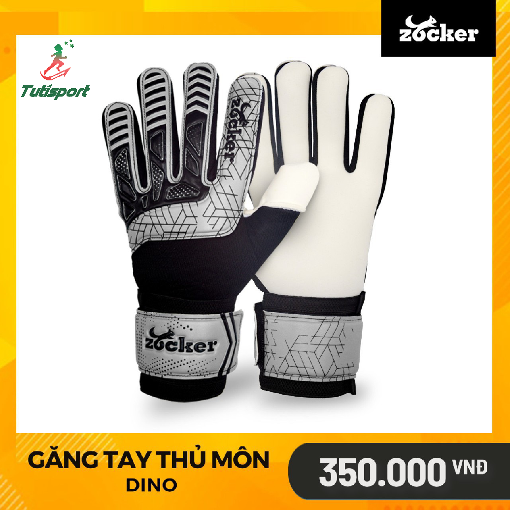 Găng Tay Thủ Môn Zocker Gloves Dino Cốm