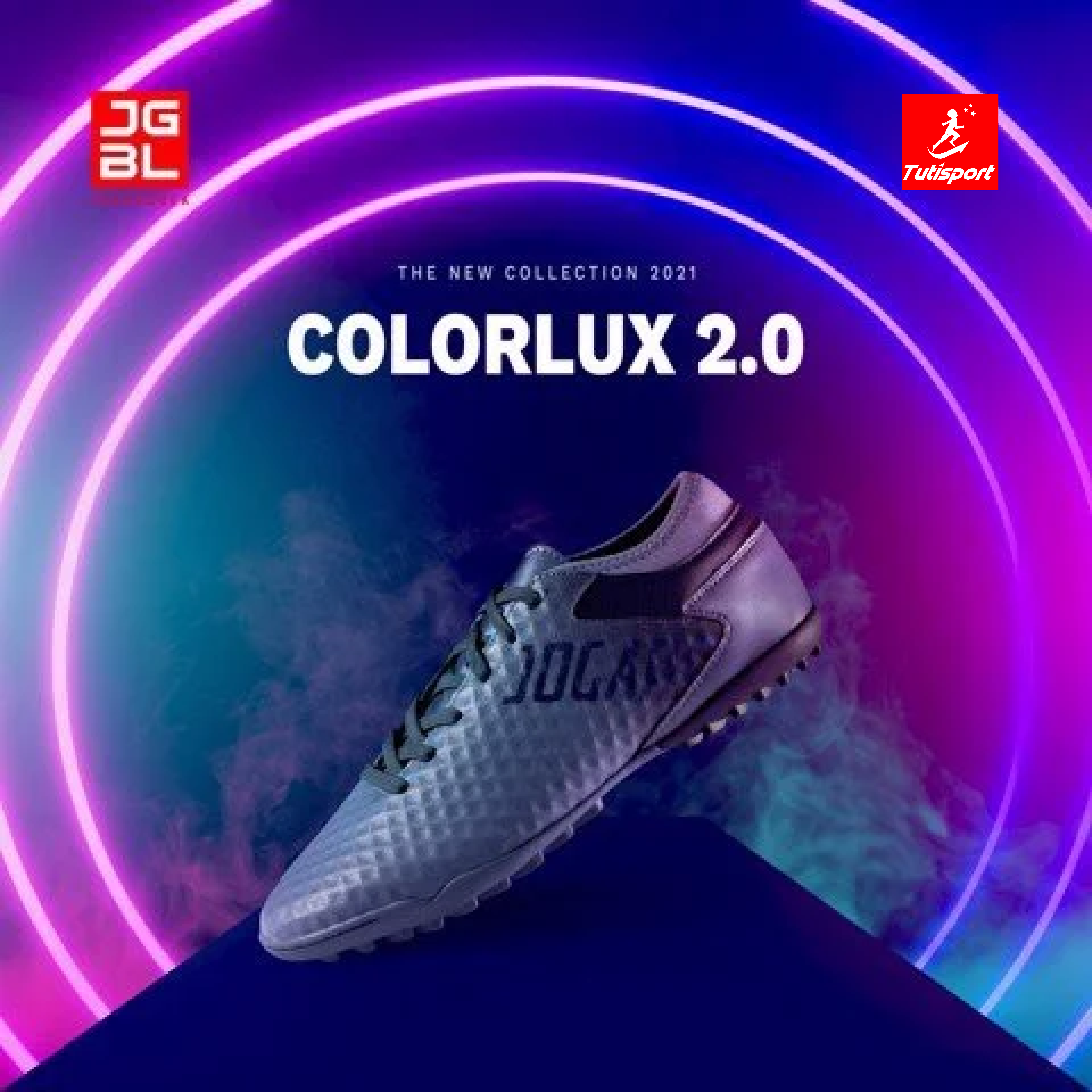 Giày đá bóng Jogarbola Colorlux 2.0 Tím Than