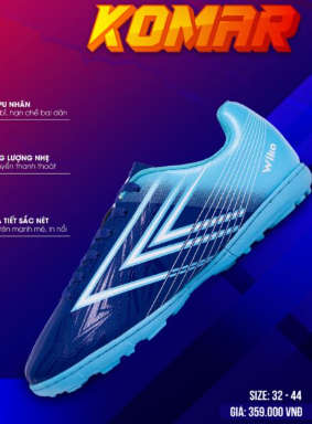 Giày Bóng Đá Wika Komar Trẻ Em