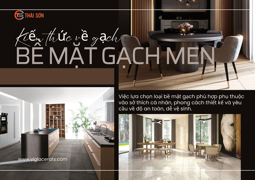 Khám phá các loại bề mặt gạch ốp lát: Lựa chọn hoàn hảo cho không gian sống