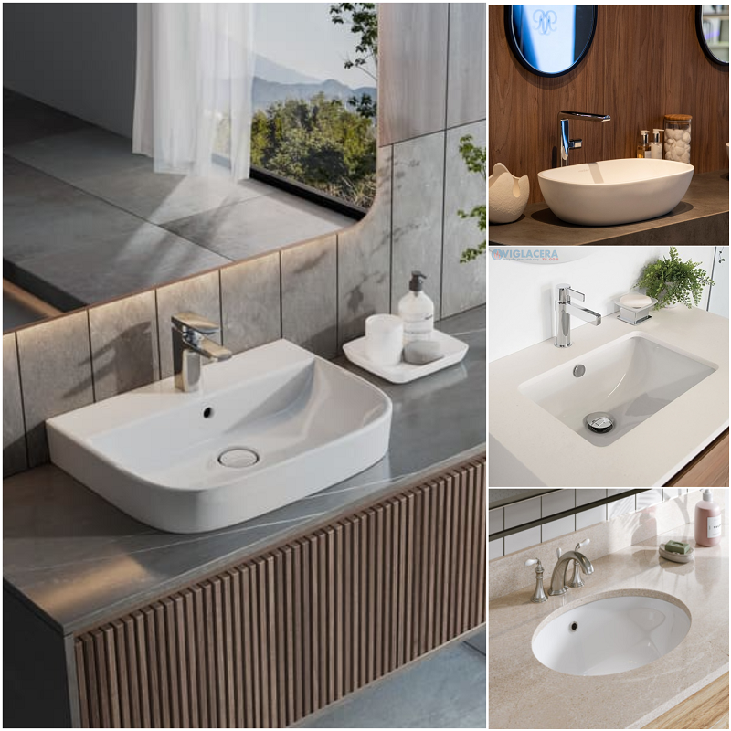 Lựa chọn Lavabo Âm Bàn Hay Dương Bàn: Đâu Là Quyết Định Tối Ưu Cho Không Gian Sống Của Bạn?
