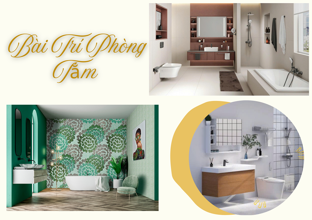 Bài trí phòng tắm như thế nào để vừa tiết kiệm không gian vừa có thẩm mỹ