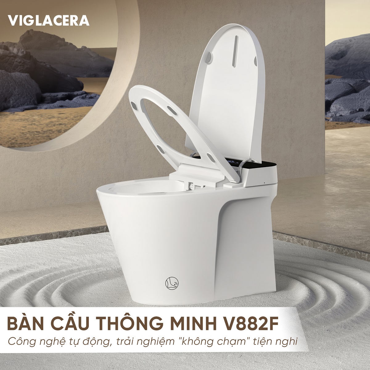 Bồn cầu thông minh Viglacera V882F: Cuộc cách mạng tiện nghi và ưu đãi hấp dẫn