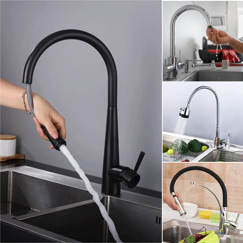 Lựa chọn vòi rửa bát: Nên sử dụng vòi cần cứng hay mềm