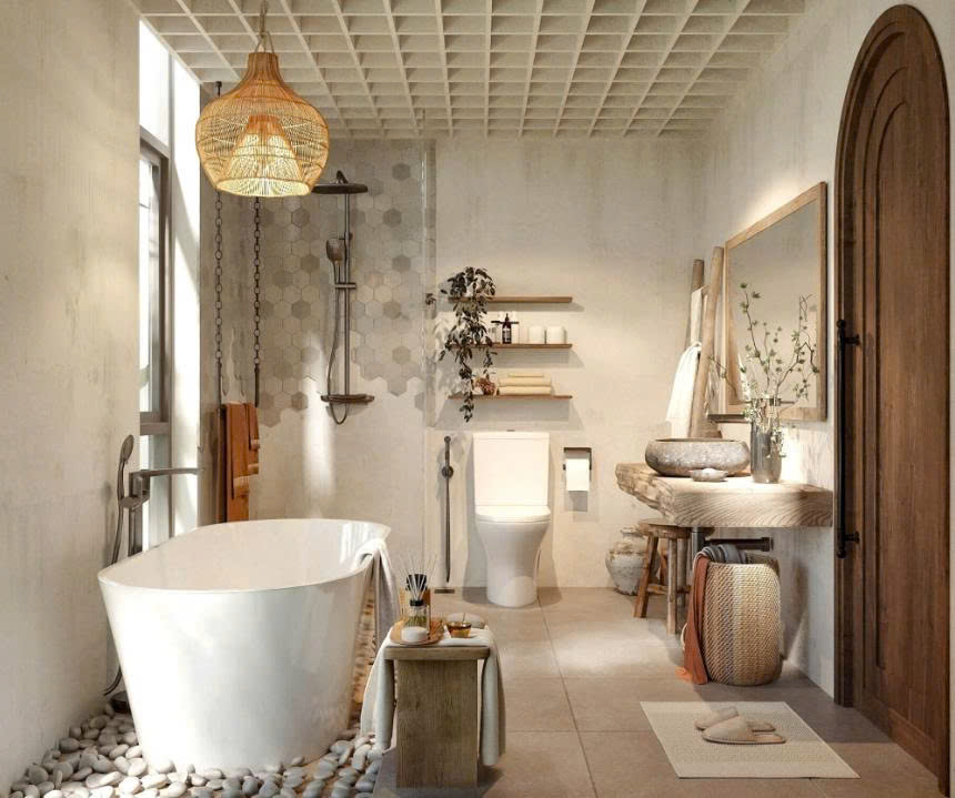 Phong cách Wabi Sabi: Vẻ Đẹp Từ Sự Không Hoàn Hảo Trong Thiết Kế Nhà Nhật Bản