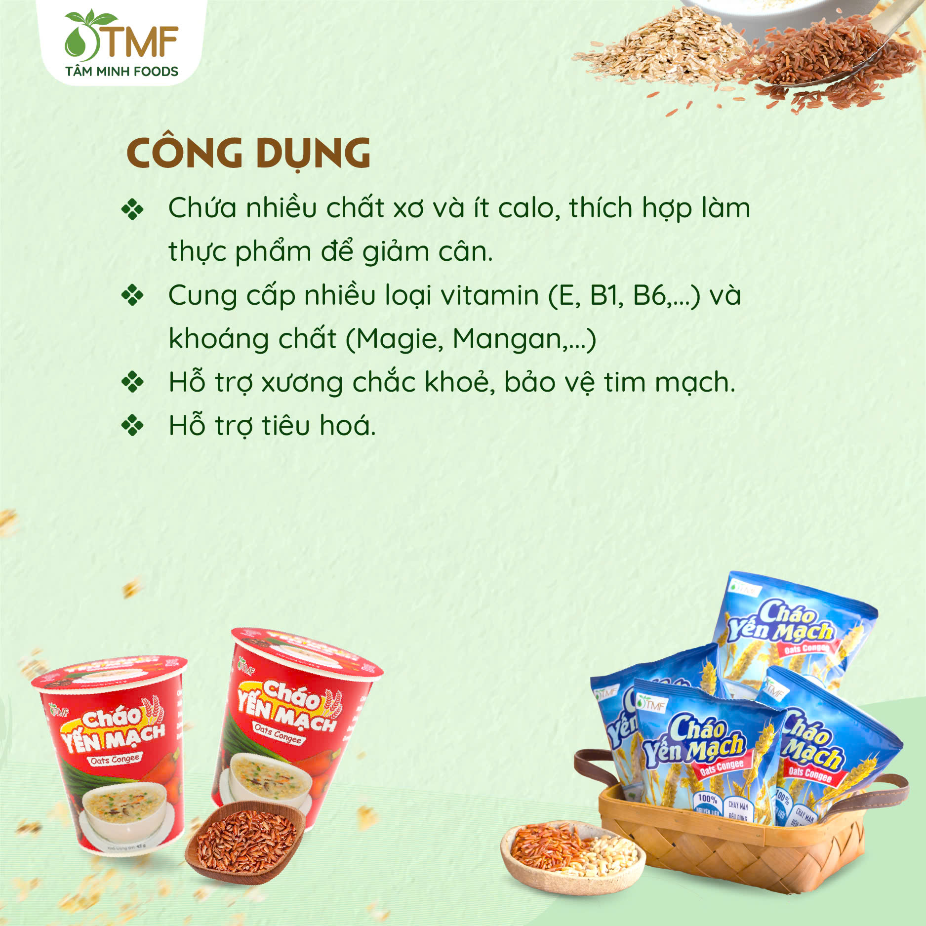CHÁO YẾN MẠCH (GÓI)