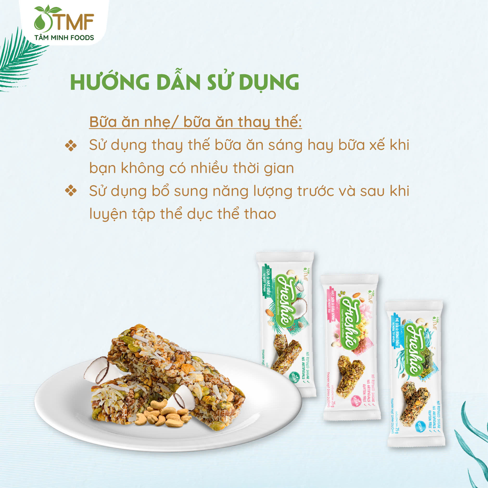 THANH HẠT DINH DƯỠNG FRESHIE - HẠT SEN & ĐẬU XANH