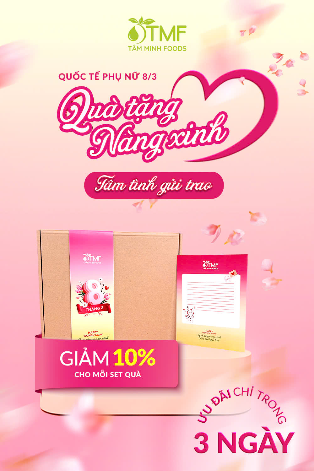 SET QUÀ 8/3 "NÀNG XINH SÀNH ĐIỆU"