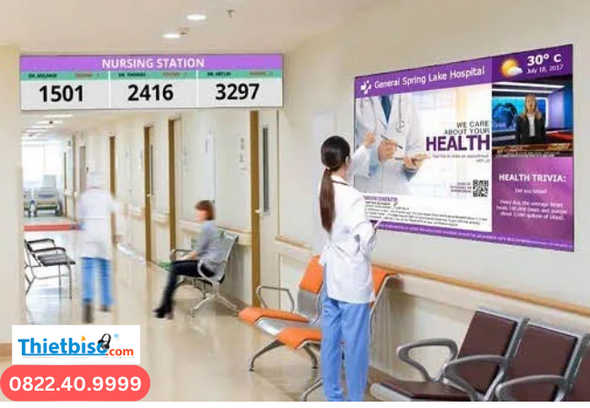 màn hình led bệnh viện
