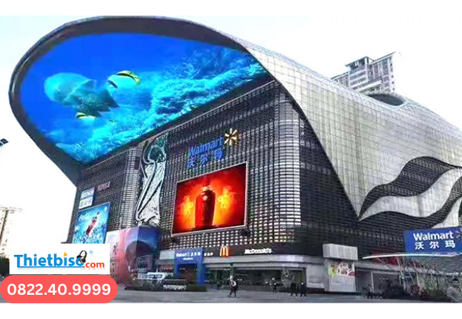 màn hình led toà nhà cao ốc