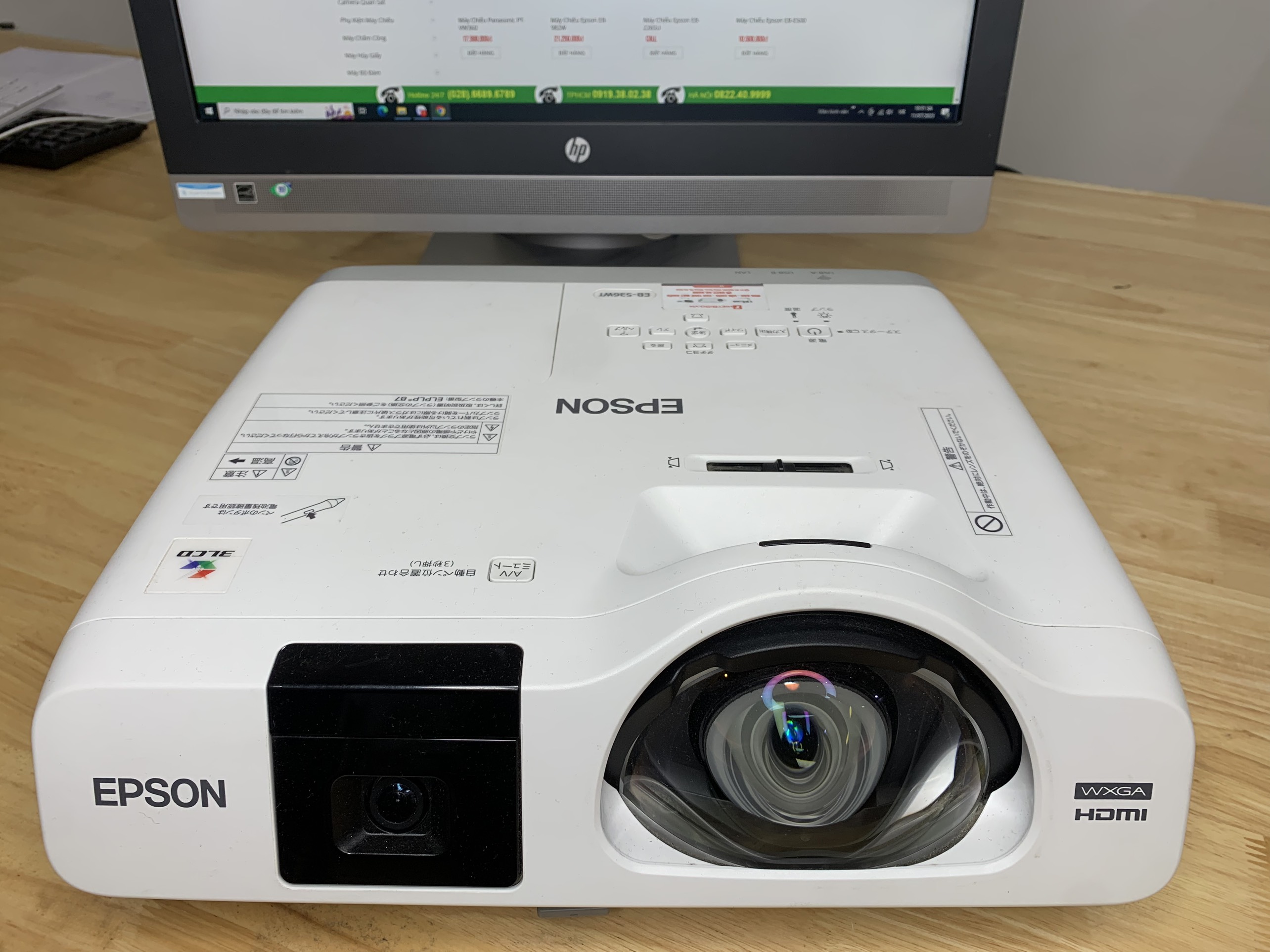 Máy Chiếu Cũ EPSON EB-535WT