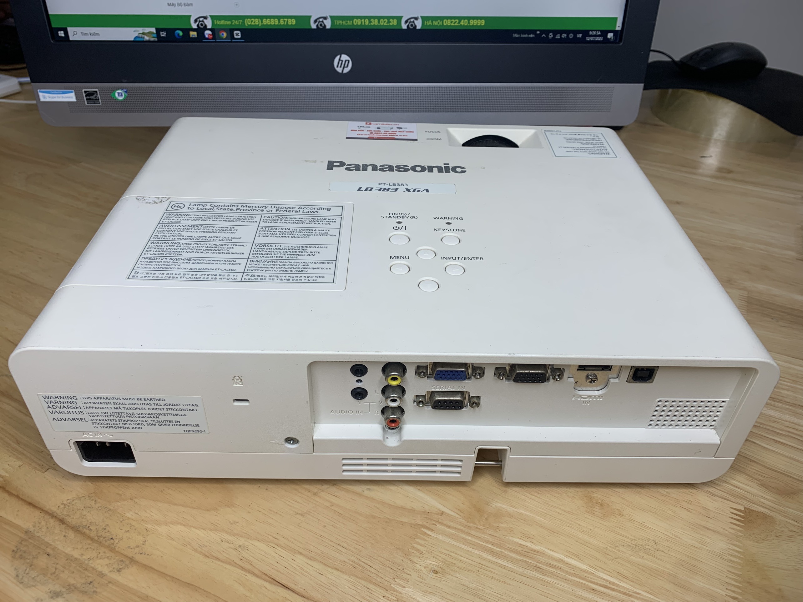 Máy Chiếu Cũ Panasonic PT-LB383