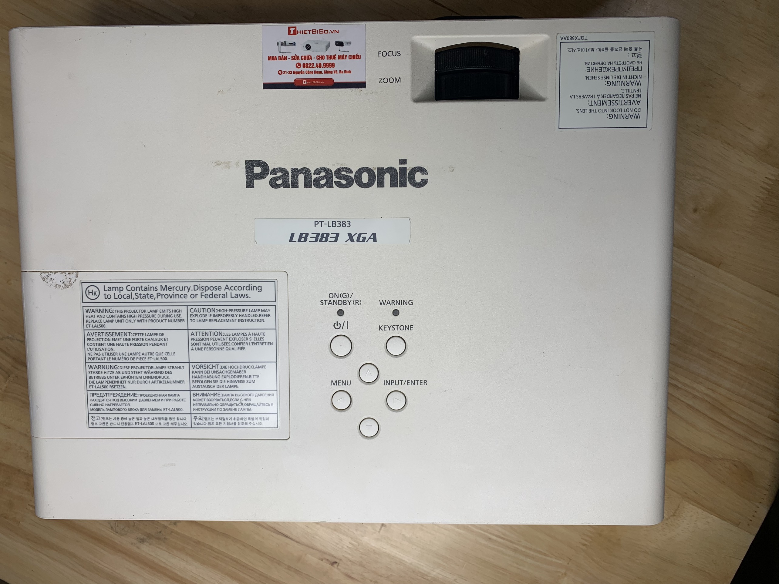Máy Chiếu Cũ Panasonic PT-LB383
