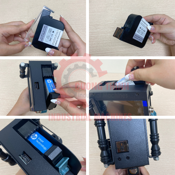 cách lắp mực