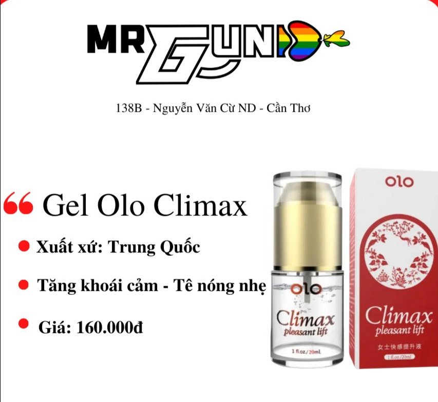 gel tăng khoái cảm olo climax 20ml