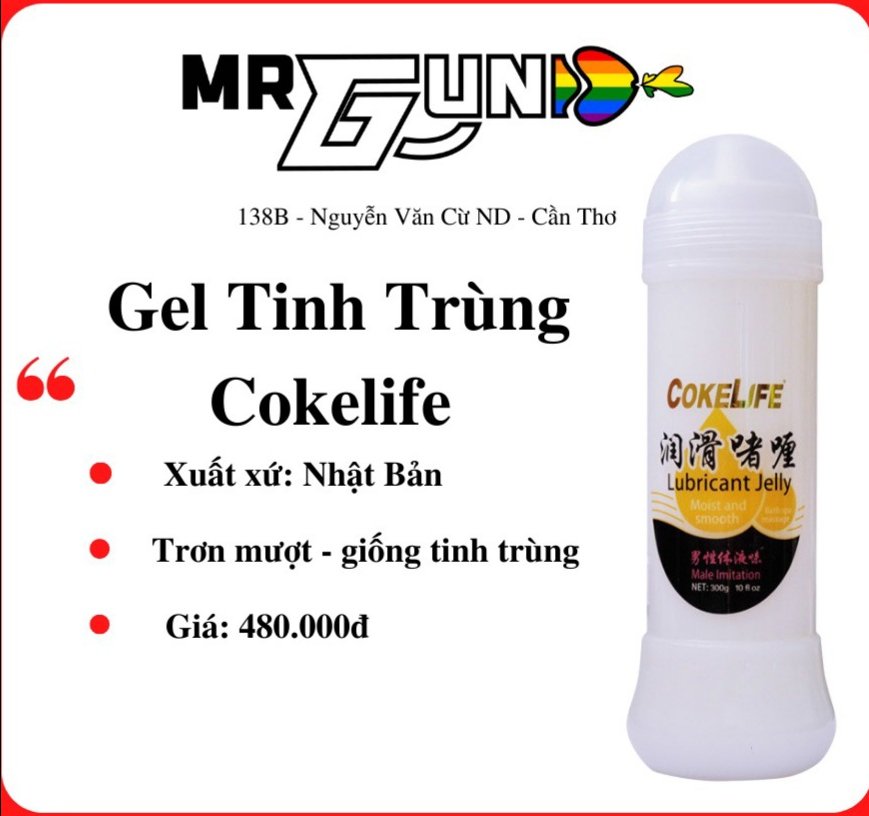 Gel tinh trùng Cokelife 300ml