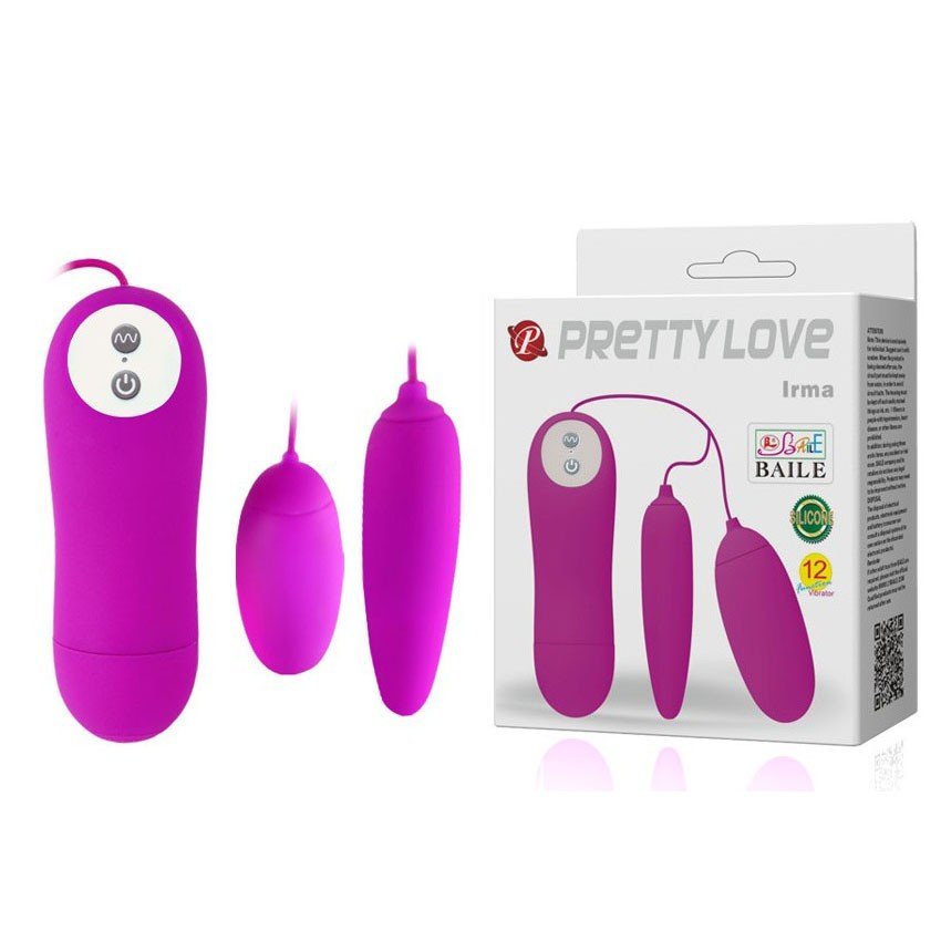 Trứng rung pretty love irma 2 cục