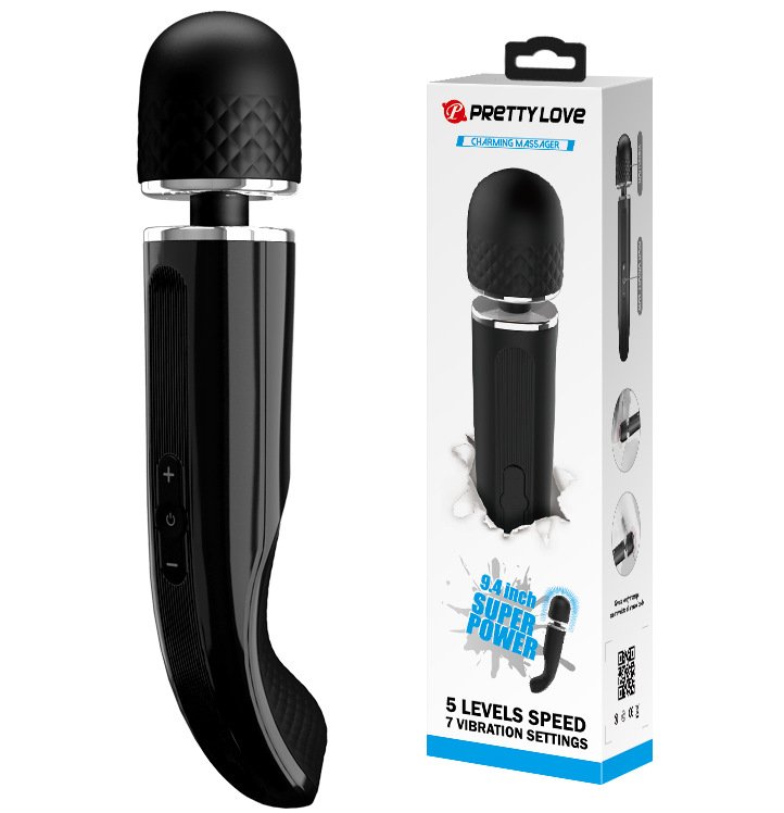 Chày massage đen Prettylove Cao Cấp -DG