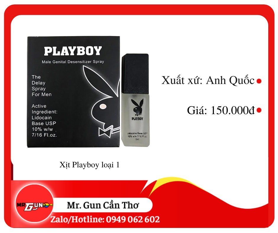 Chai Xịt Playboy - Loại 1