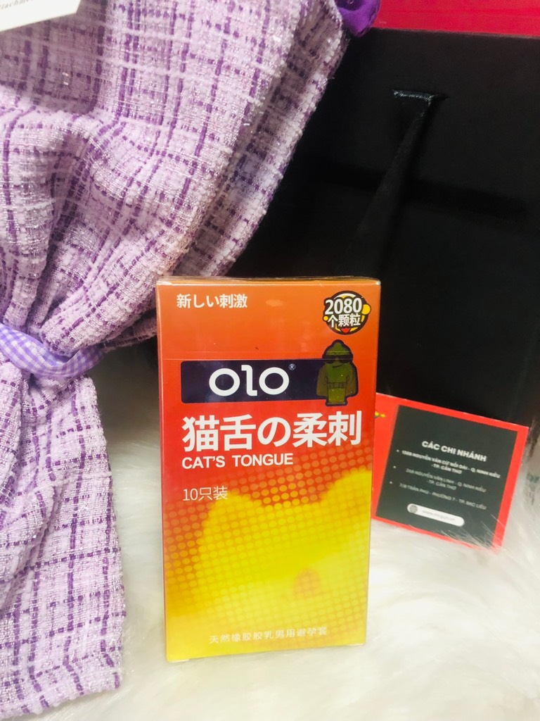 Olo lưỡi mèo - hộp 10c