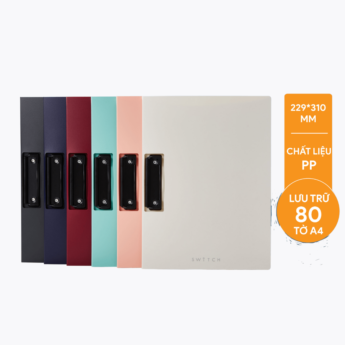 Bìa Kẹp Tài Liệu Trình Ký Ngang WB430