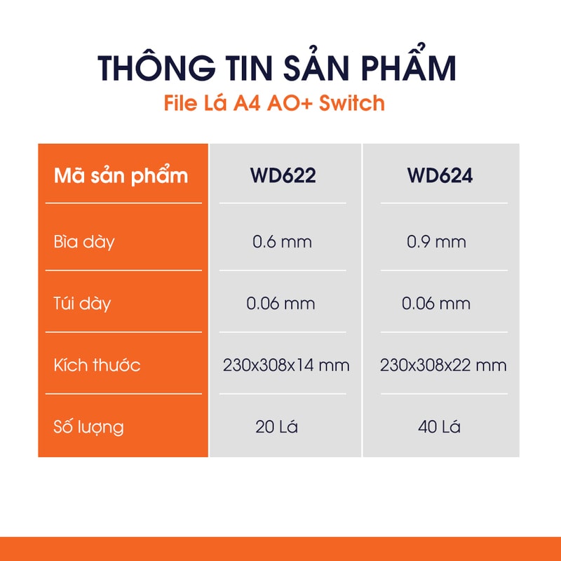 Bìa Lá A4 Switch OFF