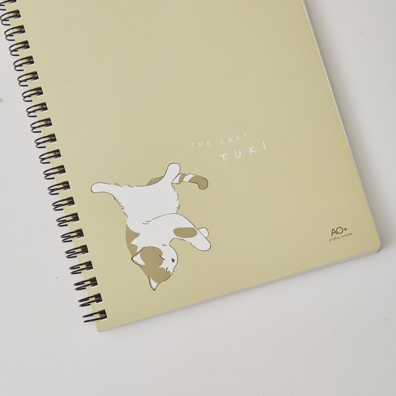 Sổ Tay Hoạ Tiết Mèo Tuki AN685