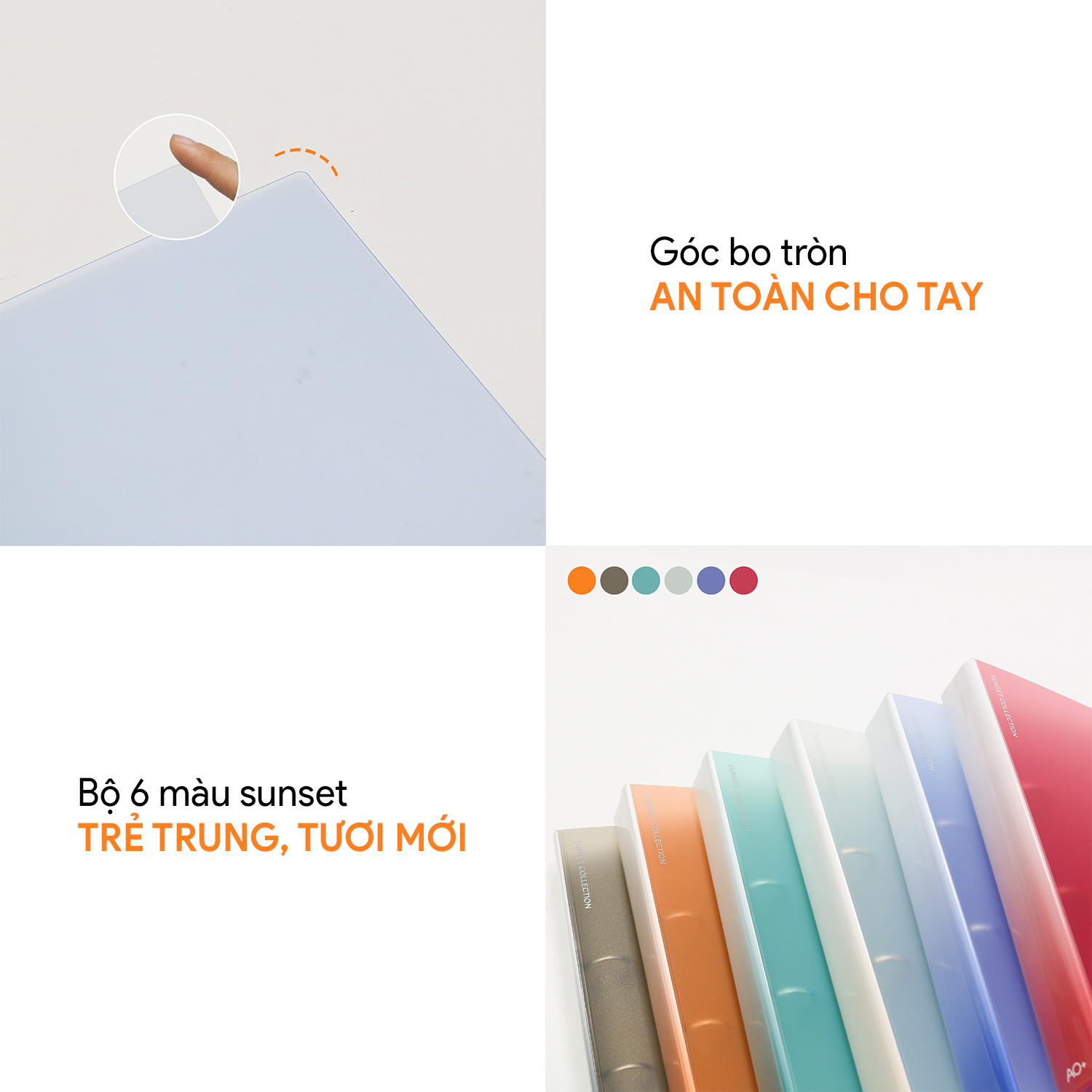 Bìa còng O2 Sunset