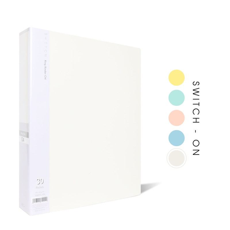 Bìa Còng Switch ON Kèm Phân Trang, Túi Sơ Mi Lỗ