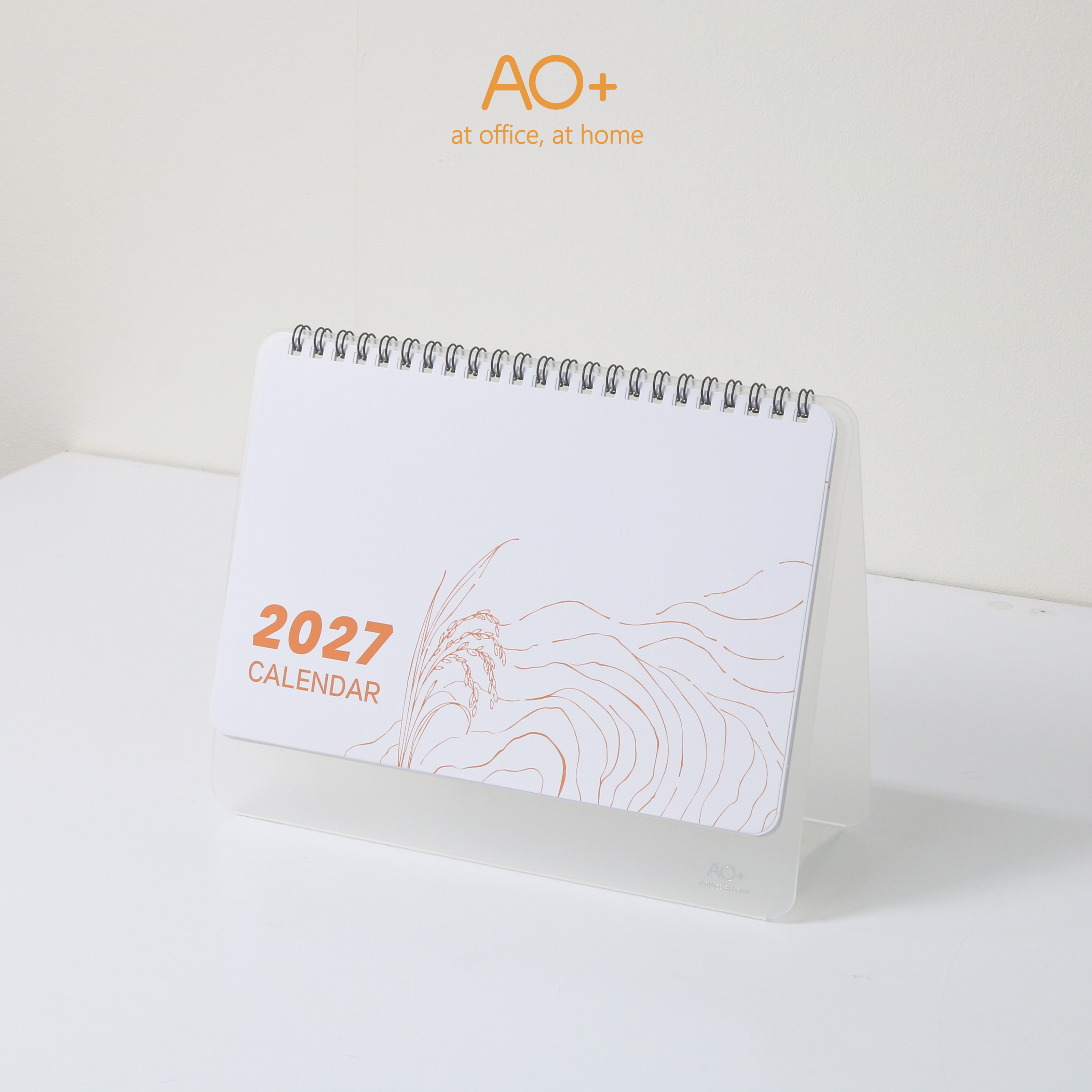 Lịch để bàn 2027, đế nhựa nhỏ gọn lên kế hoạch hằng ngày AA705