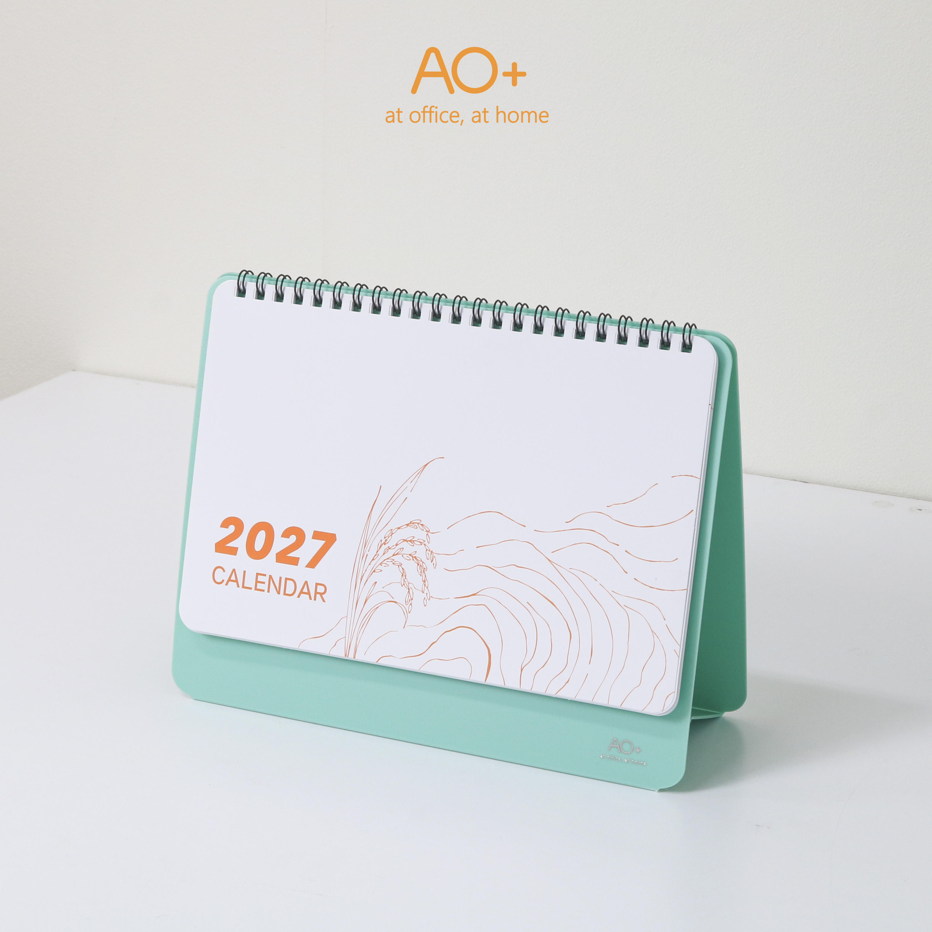 Lịch để bàn 2027, đế nhựa nhỏ gọn lên kế hoạch hằng ngày AA705