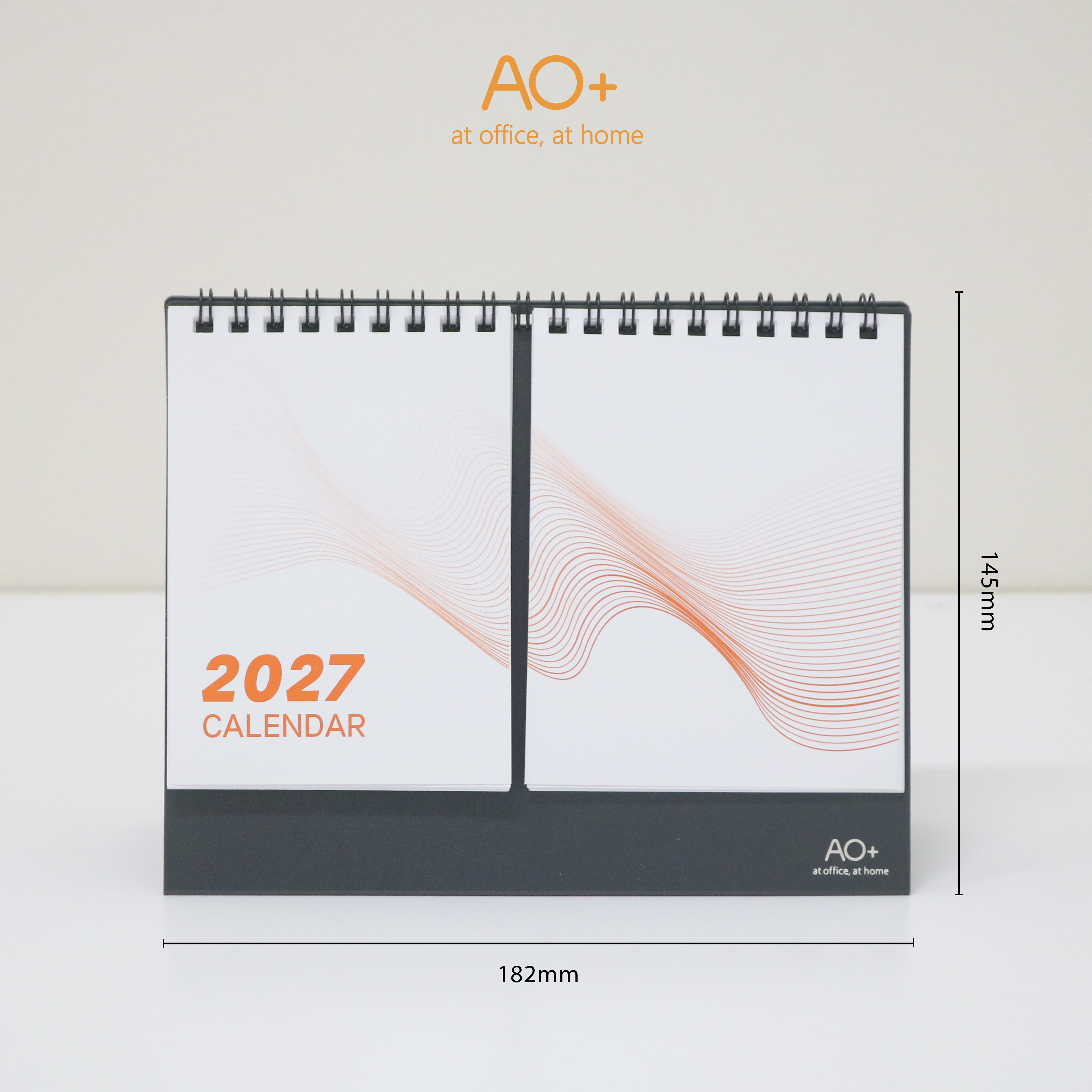 Lịch để bàn todo 2027 thiết kế đơn giản có ghi chú mục tiện lợi AA714