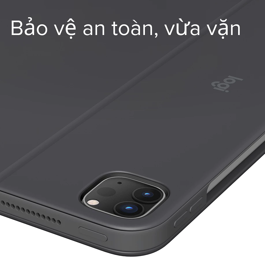 Bàn Phím Logitech Combo Touch iPad Pro 2024 M4 13 inch - Trắng Cũ 97%