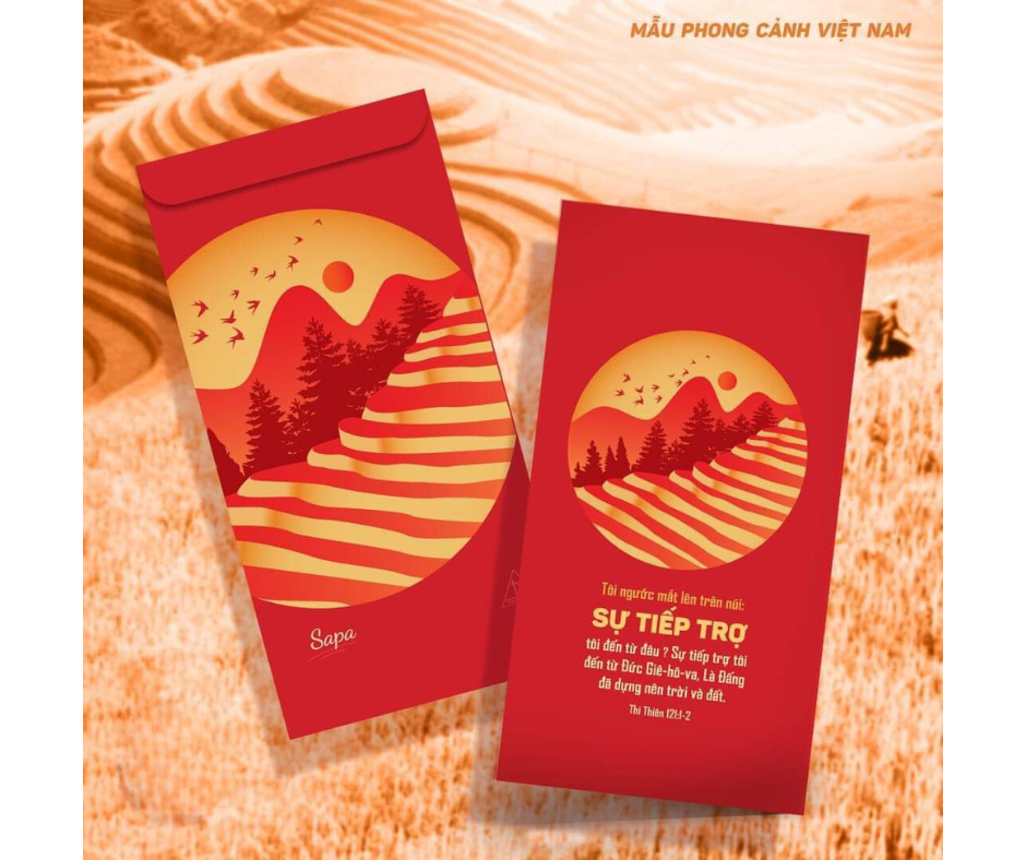 Phong bao lì xì Câu Gốc Năm Mới 2024 (Mua nhiều giảm giá)