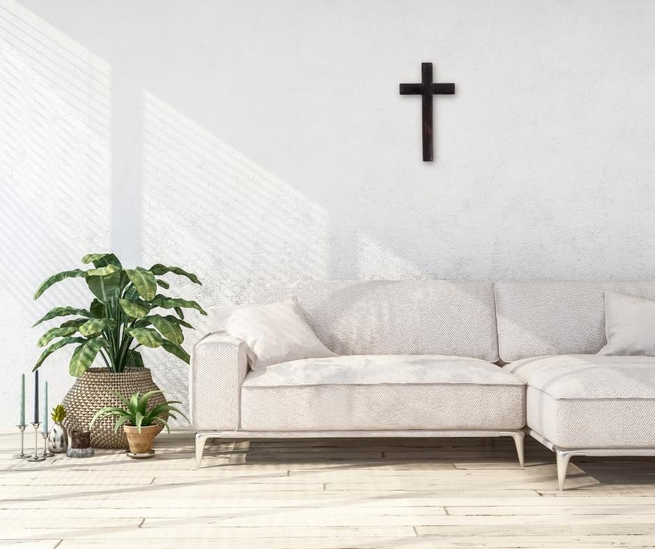 Thập tự giá Gỗ Cơ Đốc -Decor rất đẹp Kích thước 28x16Cm