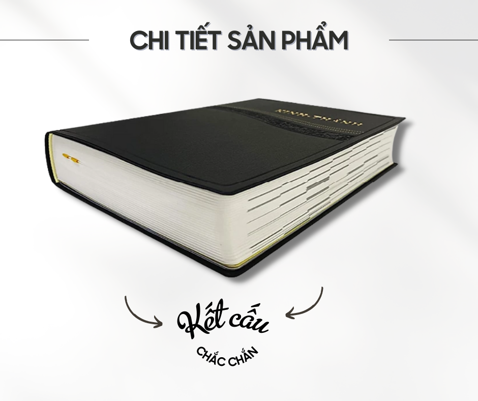 Bản Dịch 1925 Kinh Thánh Tiếng Việt Trọn Bộ Khổ Lớn 14,5x21Cm (Bìa Đen)