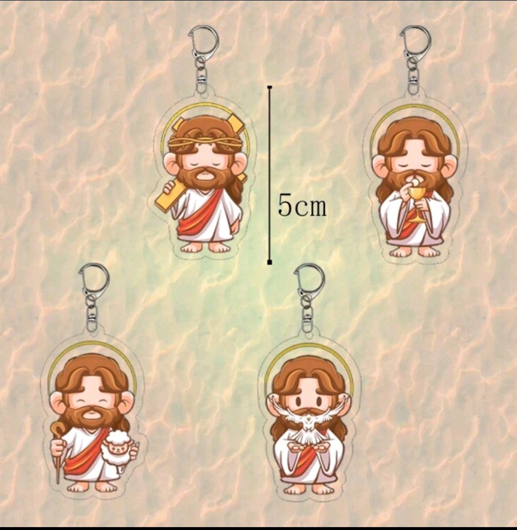 Móc Khóa Acrylic Chúa Giê-su Cute