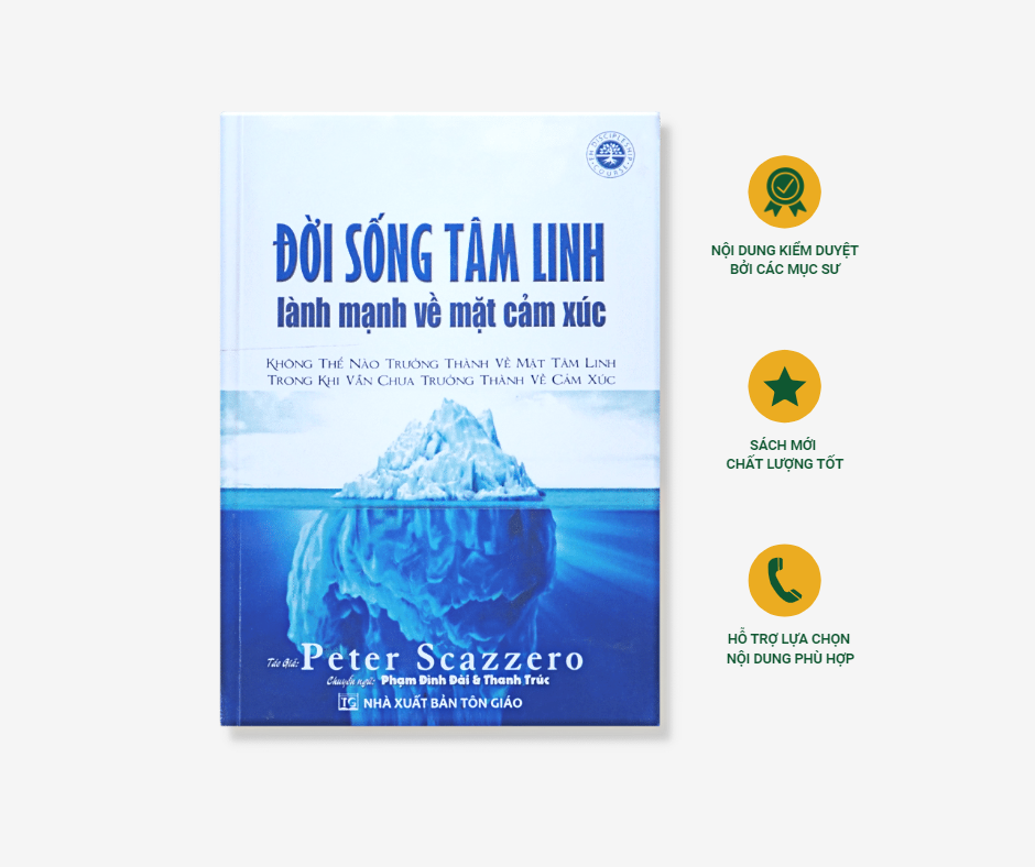 Sách Đời sống Tâm Linh Lành Mạnh Về Mặt Cảm Xúc (Tác giả: Peter Scazzero)