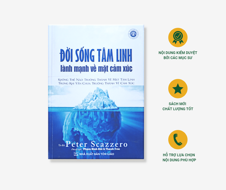 Sách Đời sống Tâm Linh Lành Mạnh Về Mặt Cảm Xúc (Tác giả: Peter Scazzero)