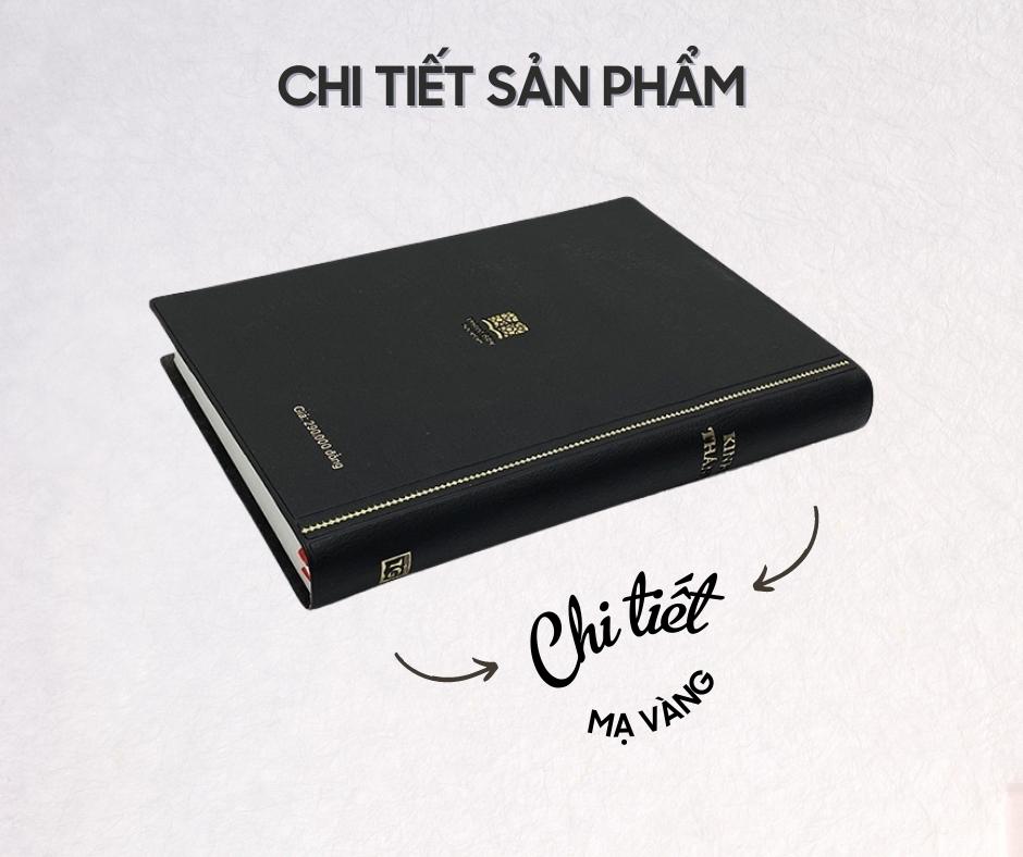 Bản Dịch 1925 Kinh Thánh Tiếng Việt Trọn Bộ Khổ Lớn 14,5x21Cm (Bìa Đen) In năm 2023