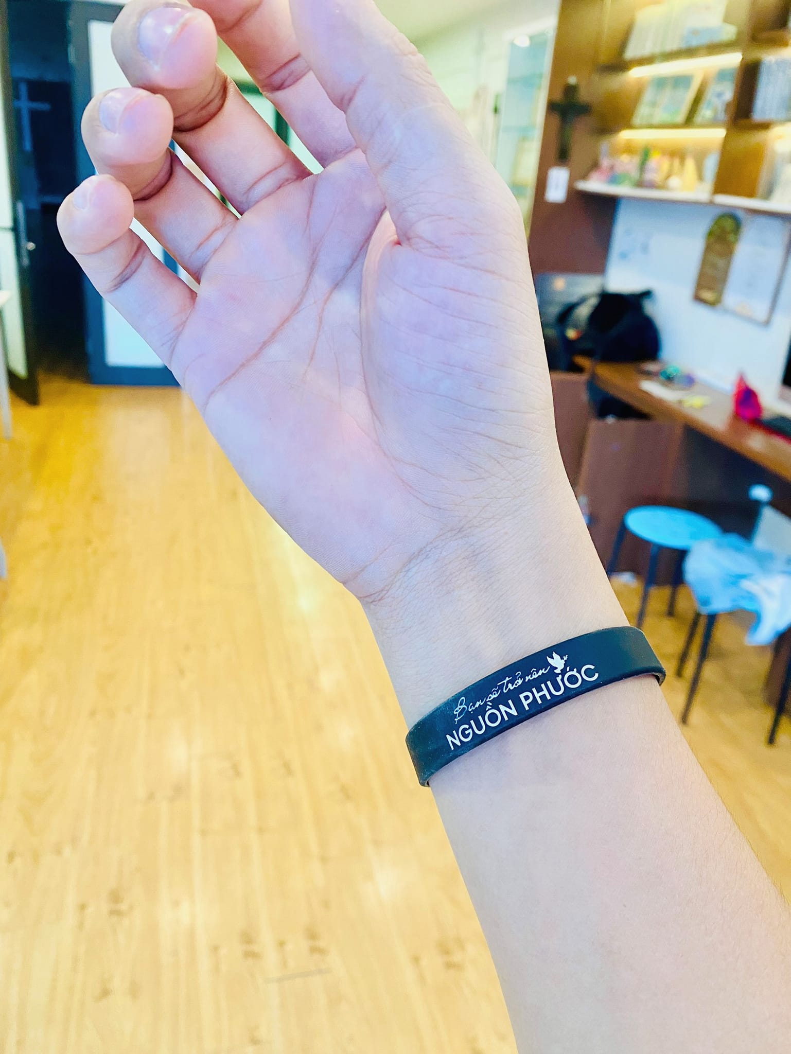 Vòng tay Silicone Cơ Đốc - Bạn Sẽ Trở Nên Nguồn Phước