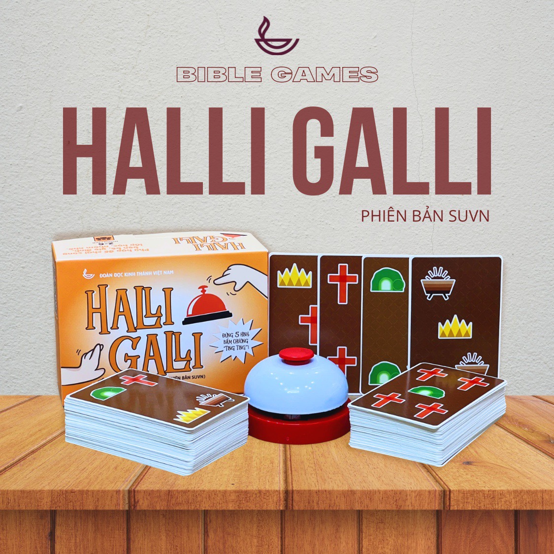 SU - Bộ Trò Chơi HALLI GALLI Rất vui nhộn cho nhóm 2-6 người chơi