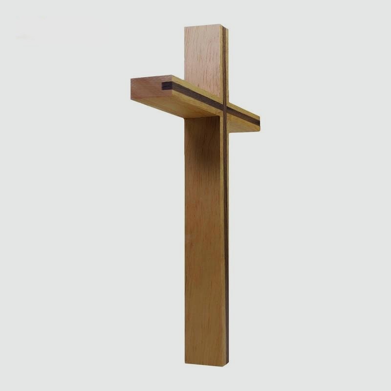 Thập tự giá gỗ 2 màu 26x13cm decor rất đẹp